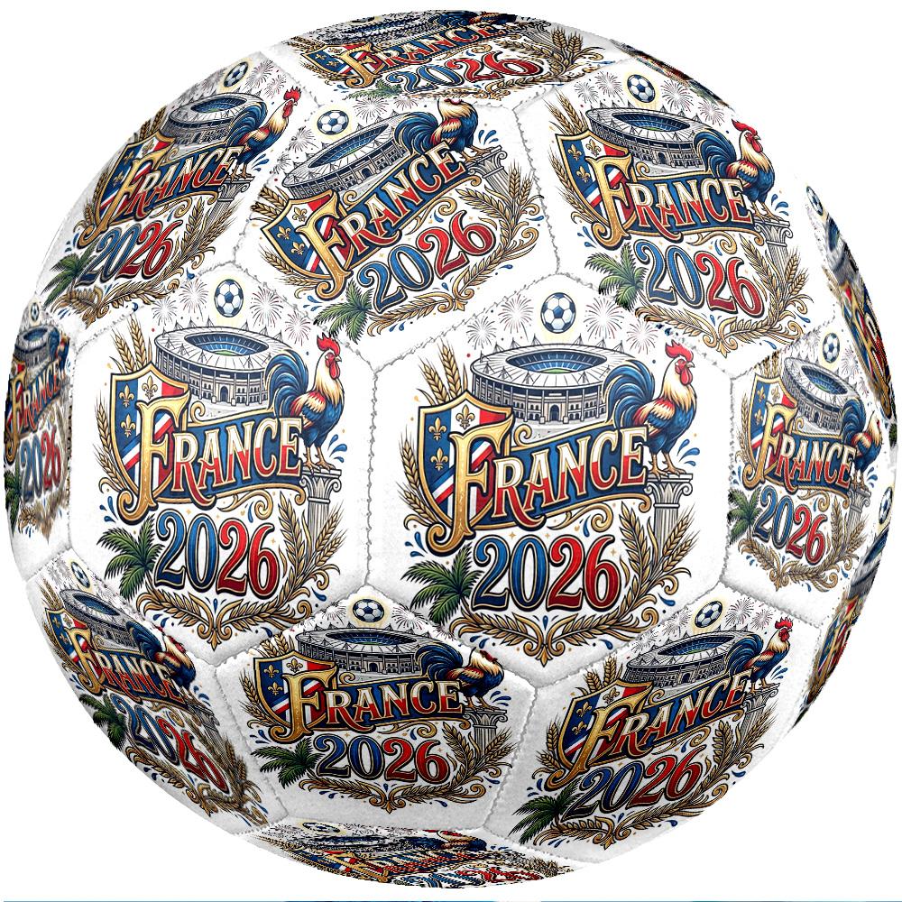 Squadra nazionale di calcio della Francia Tema Pallone da calcio Taglia 5 Pallone da calcio Tocco Morbido Pallone da calcio per Allenamento Professionale per Sport all'Aperto