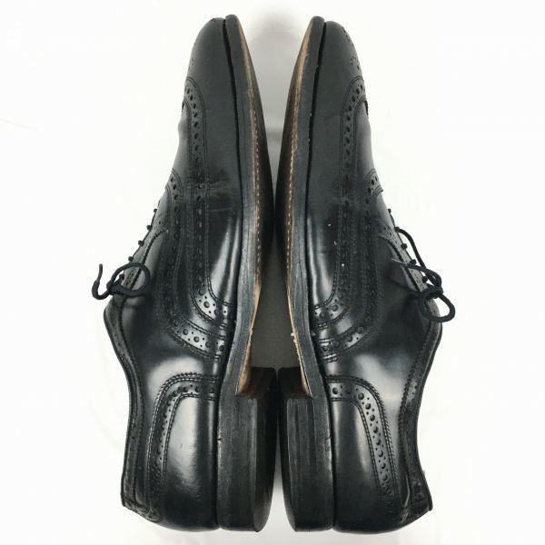 Allen Edmonds McAllister Vintage Full Brogue Wingtip Shoes Black Size 11.5D / 28.5-29.5cm Men's(USED)