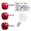 LED Chandelier Bulbs, E14 Base, 5W (equivalent To 40W), Warm White (2700K), Wide Beam Angle, Perfect for Christmas, Weddings, Small Bulbs, Long