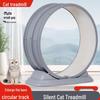 Easy-to-Install Plastic Cat Treadmill with Safe Roller Wheels for Fat Cats
