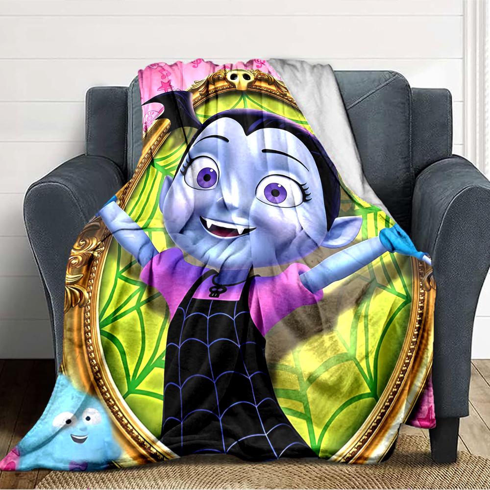 1pc Vampirina2 Blanket, Gift, for Men and Women, Soft Blanket, Good for Sofa Bed Couch Travel, Lightweight Flannel Blanket