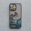 Landscape phone case For iPhone 16 14 11 12 13 15 Pro Max Mini 7 8 Plus XS X XR SE2 Japan Series Aestheticism Scenery Back Cover