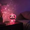 Pumpkin Shaped Toys Halloween Stress Relief Toy Glitter Man Squeeze Tactile SensoryToy Clear Sensory Fidget Toy for Holiday Party Favors