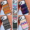 Tribal Aztec Geometric Colour Phone Case for iPhone 17ProMax 12 13 14 15 16e 17 Pro Max Plus Air Cover