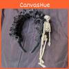 Trendy Sweet And Cool Vampire Skull Headband Perfect For Halloween Parties