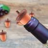 Tappi di sughero per vino a forma di pigna per bottiglie Carini Tappi in silicone per bottiglie di vino Bottiglia di champagne