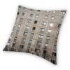Plattenbau Building Facade Architecture Square Pillowcase Polyester Linen Velvet Creative Throw Pillow Case Home Cushion Cover
