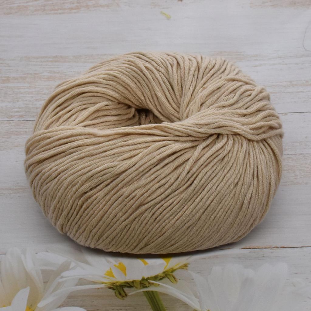 Pachet de 6 fire premium din bumbac pieptănat pentru croșetat și tricotat - 100% fir moale pentru tricotat manual, 50g/ghem 125m/ghem, fir fin pentru crafturi pentru proiecte DIY acasă