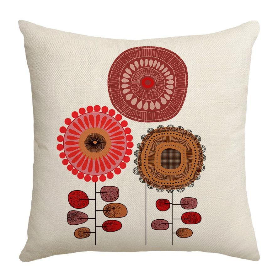 New Creative Fashion Cushion Pillow Case Sofa Pillow Pillow Case Square Cushion Cover Pillow Case Does Not Include Pillow Core