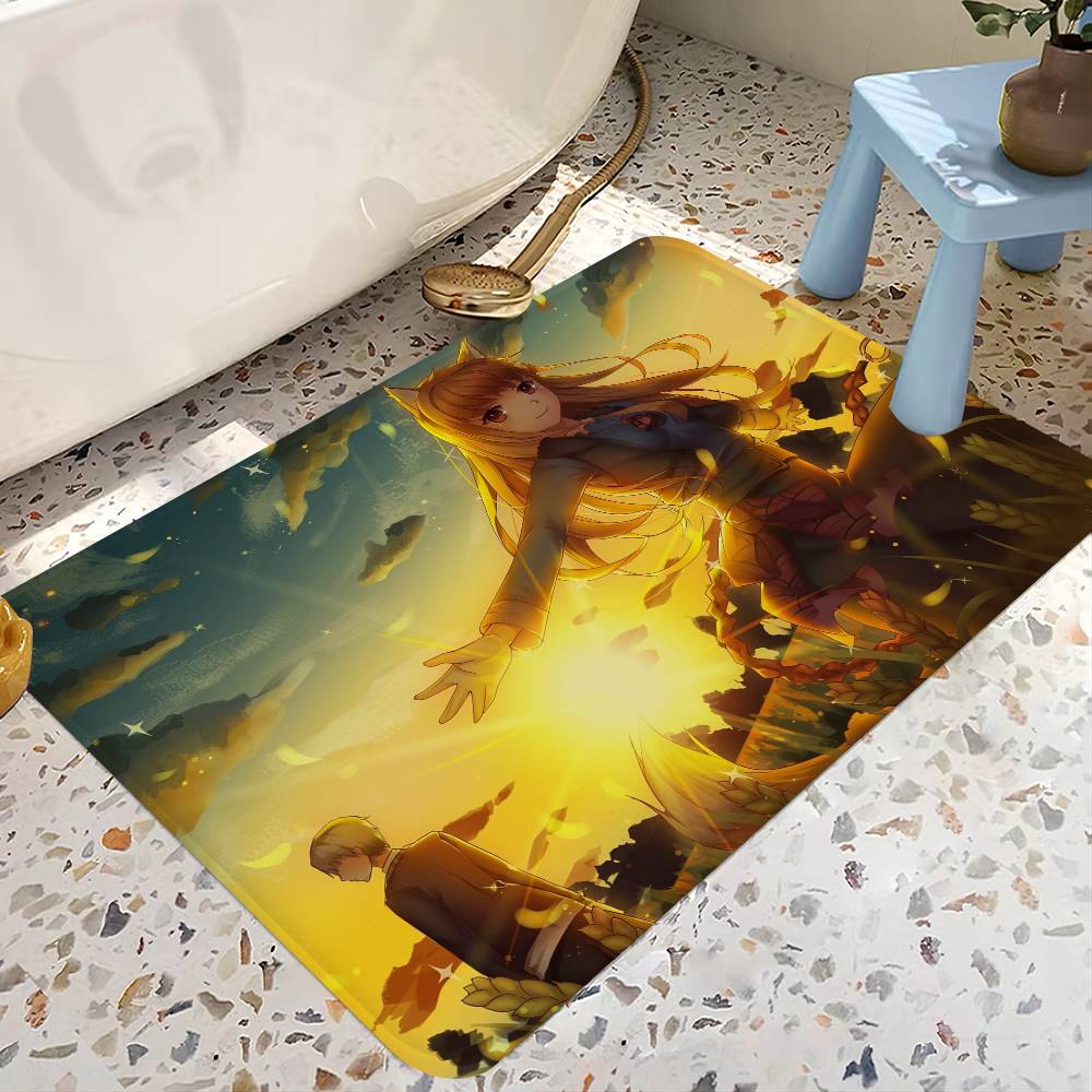 Cartoon Spice And Wolf Door Mat Kids Room Bedroom Decoration Balcony Anti-Slip Doormat Living Room Doormat Area Rug