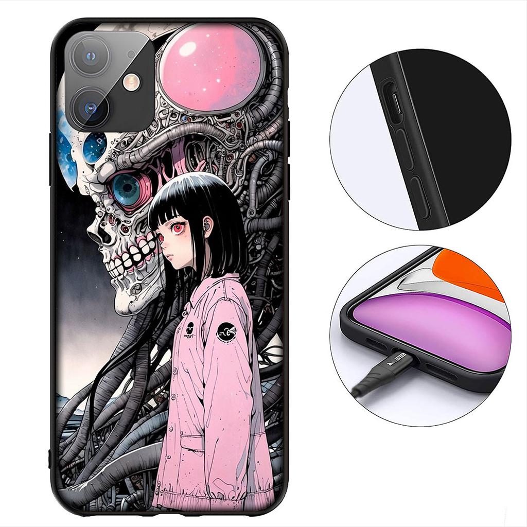 Cartoon Tomie Junji Ito Collection Phone Case for Samsung Galaxy S22 S21 S20 FE Ultra Plus A35 A36 A37 A33 A34 A04 A71 Cover