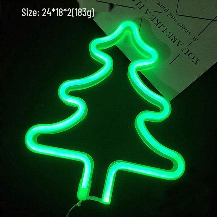 Herz & Stern LED Neon Mondlicht