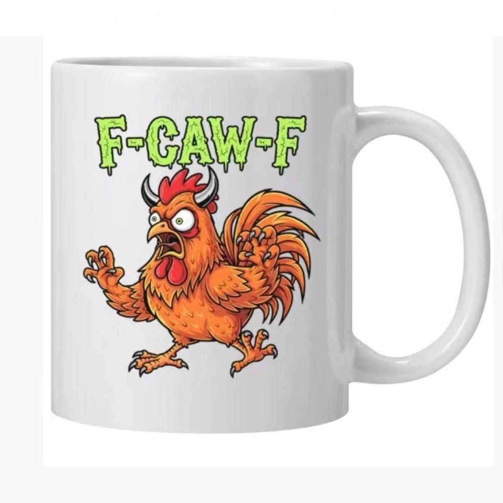 Rooster ceramic coffee mug, tea cup New coffee cup Creative mug
