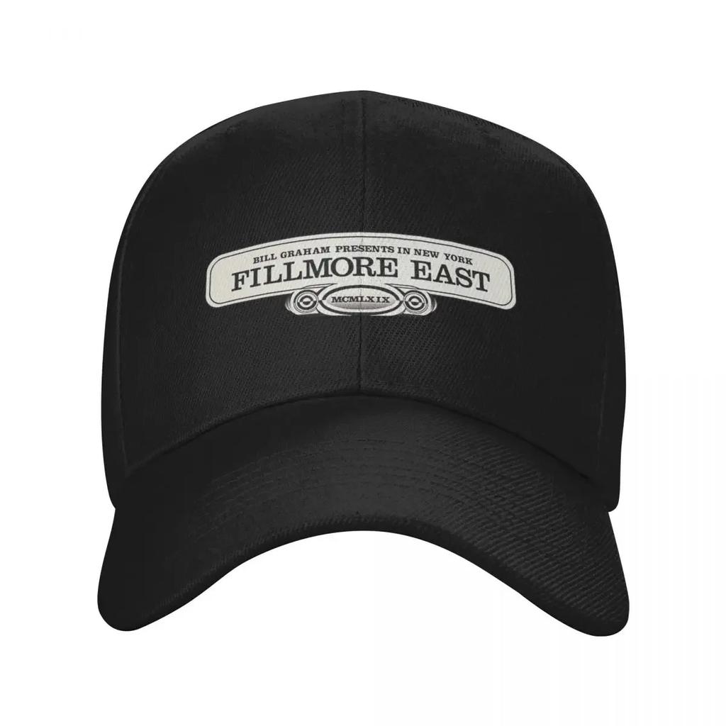 New Bill Grahams FILLMORE EAST East Village NYC Logo Baseball Cap Snap Back Hat Icon Wild Ball Hat Women Unisexs