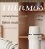 New Large Capacity 316 Stainless Steel Travel Thermos with Steel Lid - Outdoor & Car Water Bottle Cup