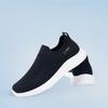 Round Head Fly-woven Breathable and Versatile One-pedal Mesh Cloth Shoes, Light and Comfortable Casual Shoes
