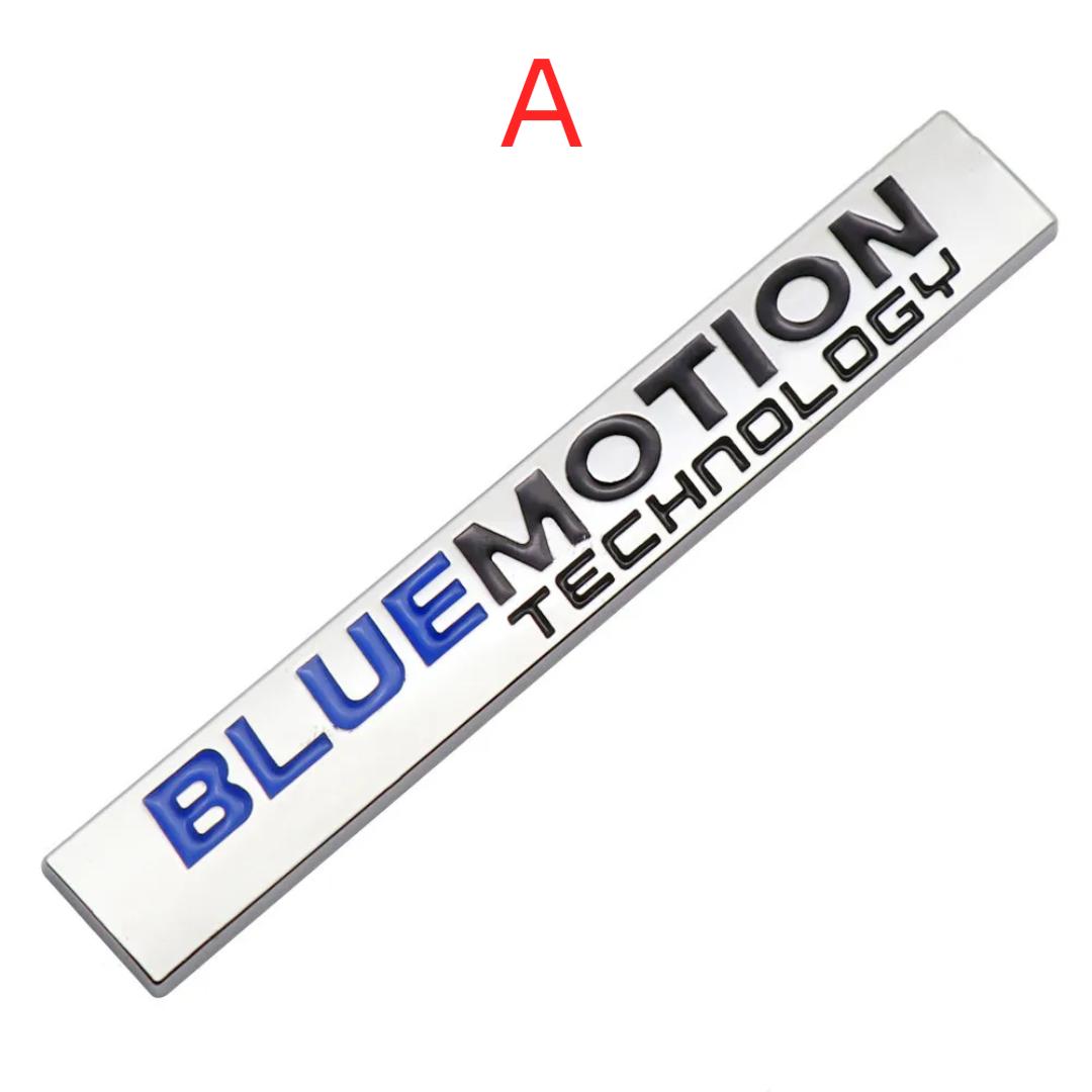 

Металлический логотип BlueMotion, задний багажник, крыло, значок, эмблема, наклейки для V/olkswagen V/WP/assat B8 P/olo G/olf 6 7 j/etta, аксессуары A