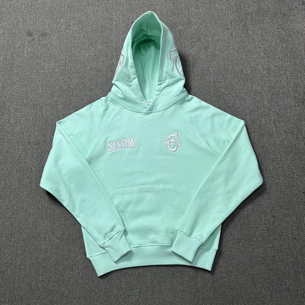 Cross-border Men's & Women's Warm Embroidered Hoodie & Sweatpants Set - Autumn/Winter Velvet Casual High Street Style