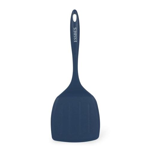 

ESSBES Extra Large Heat-Resistant Silicone Turner - Non-Stick Kitchen Spatula, Soft and Durable, Everyday Spatula with One-Piece Design, Non-Slip Hand