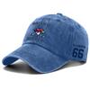 Washed Cotton Baseball Cap Soft Top Vintage Style Adjustable Back Strap Classic Unstructured Fit Casual Outdoor Hat