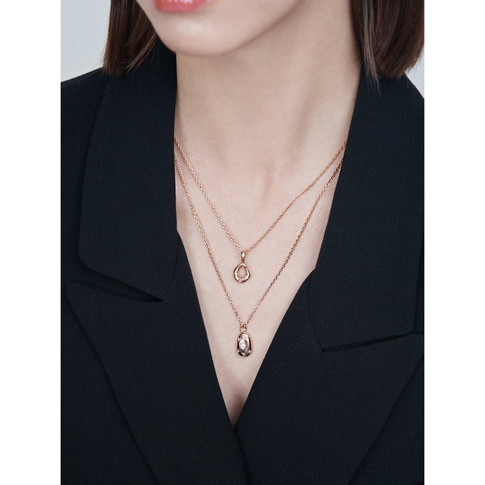 Vivid Party Dual Cubic Necklace Elbrnn214