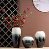 Ceramic Small Flower Vase for Living Room & Dining Table - Creative Hydroponic Floral Decoration.