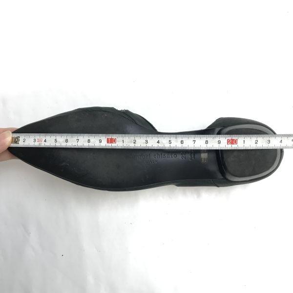 TSUMORI CHISATO Japan low heel pumps 22 black dot pattern(USED)