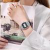 Led Stainless Steel Band Watch Luxury Waterproof Retro Digital Sports Watch Men Women Luminous Electronic Wrist Watch Clock Gift