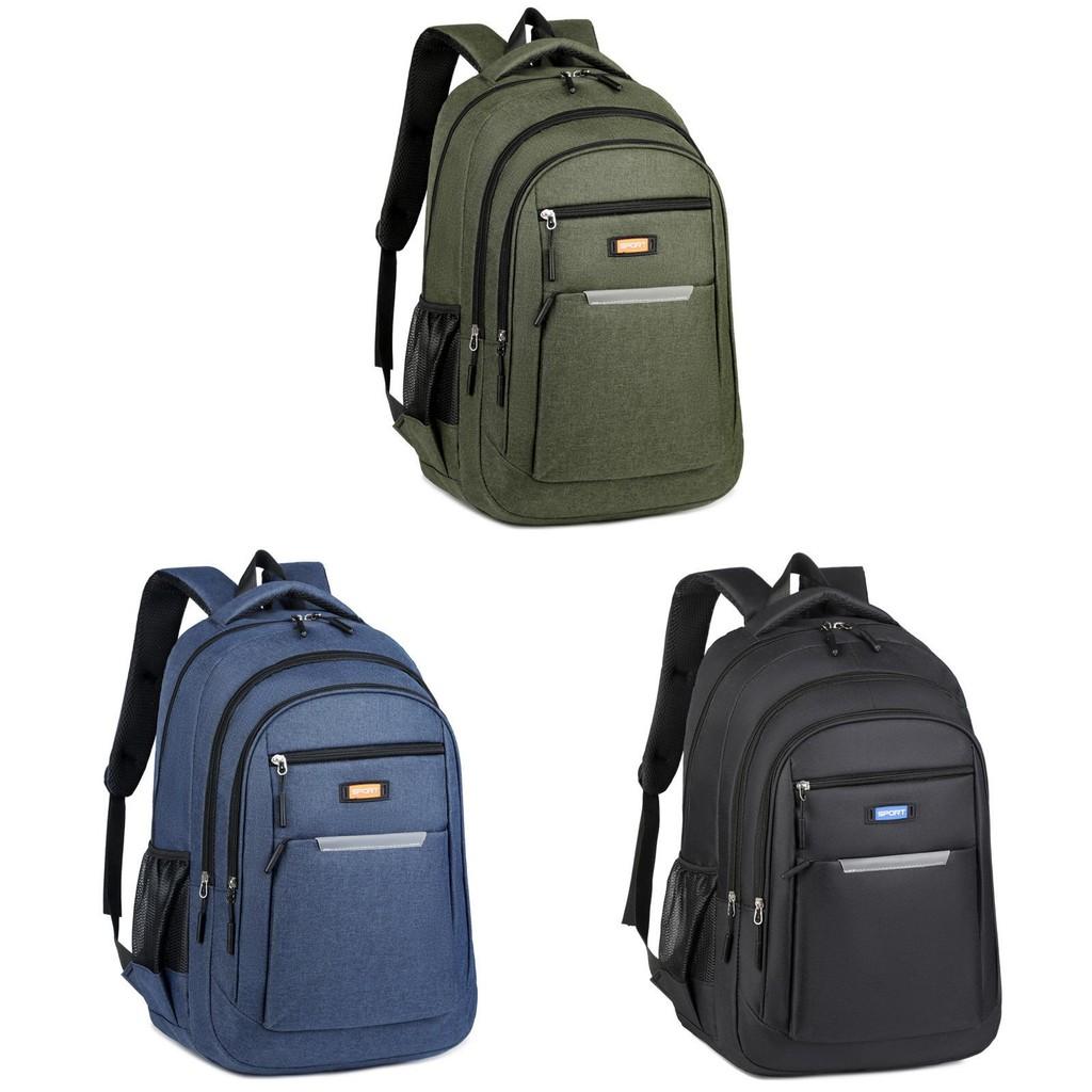 Laptop Backpack Breathable Compartment Bag For Travel School Durable Unisex