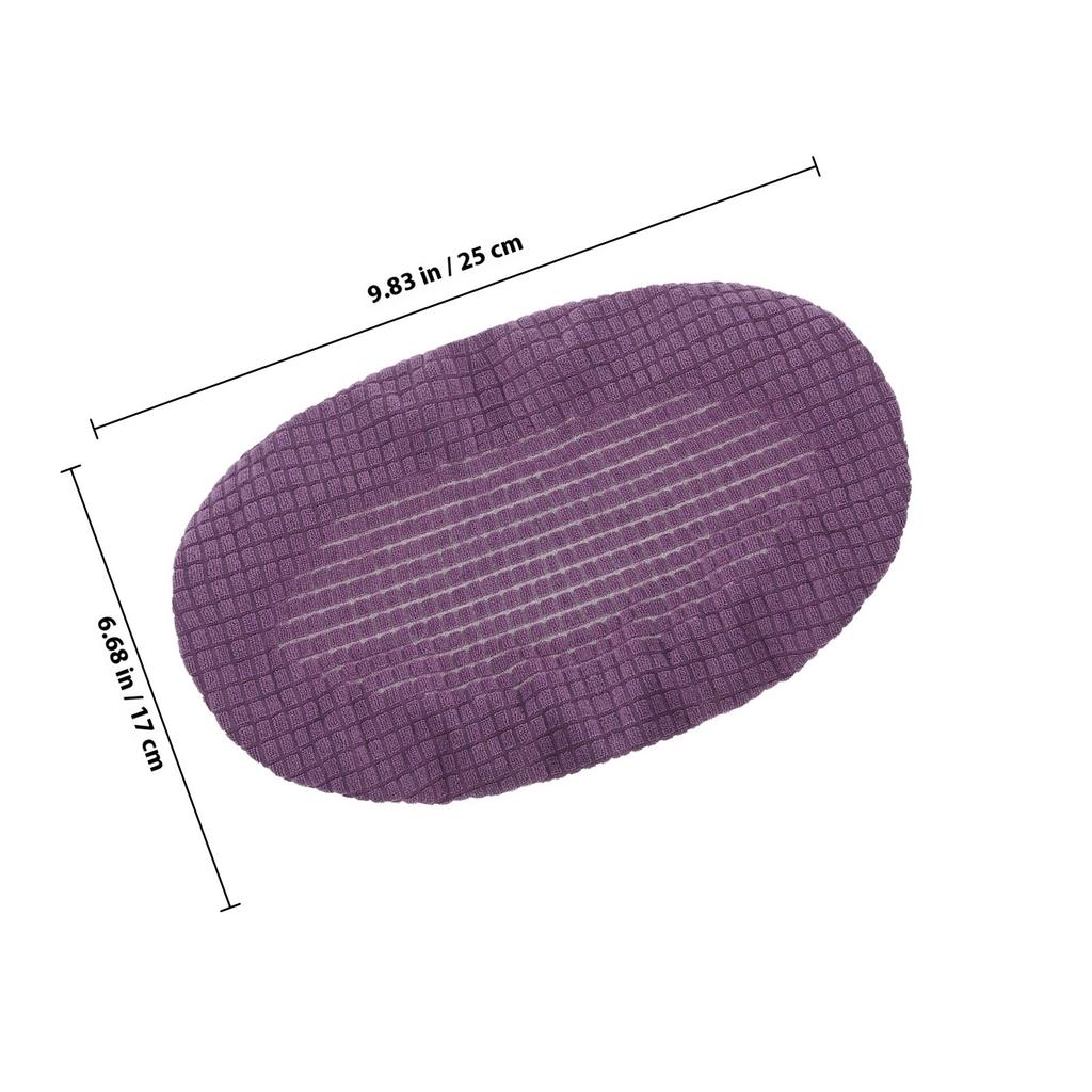 Elastic Gaming Chair Headrest Cover Soft Polyester Non-Slip Replacement Sleeve for Office Computer Work Swivel Chairs Head