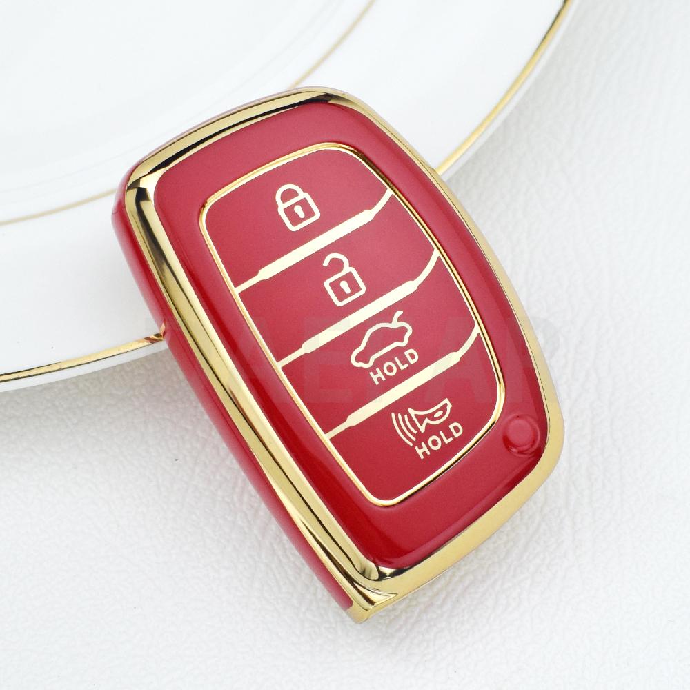 TPU Car Remote Key Case Cover for Hyundai Tucson Ix35 Ix45 I10 I30 I40 Santa Fe Rena Sonata Elantra Creta Shell Fob Accessories