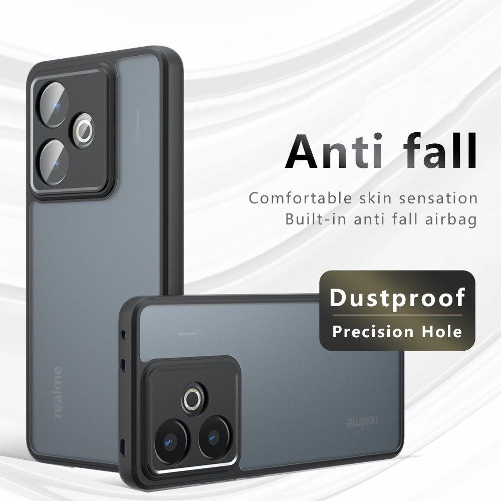 

Для Realme GT7 Чехол Для Realme GT 7 Крышка Накладка Жесткий Прозрачный ПК Мягкий ТПУ Защитный Чехол для Телефона Задняя Крышка Fundas Realme GT7 Realme GT7 (China) чистый