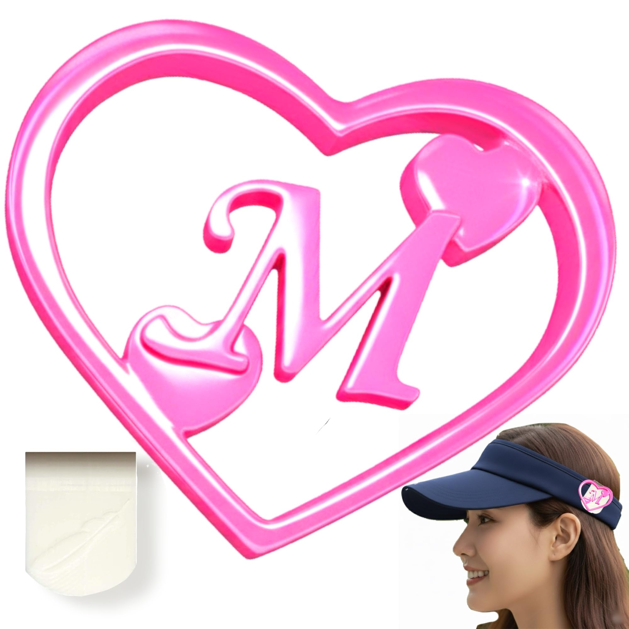 [2026 New Edition] Heart Open Golf Marker Your own stylish 40mm розовый