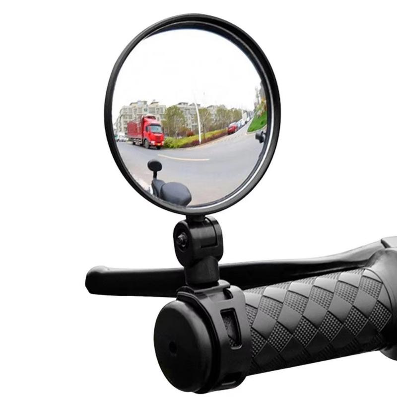 1/2PC Bike Mirror 360 Degree Adjustable Rotatable Handlebar Mirror Wide Bycicle Accessories Cycling Rear View Mirror Accesorios