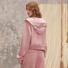 UNIFREE Women's Retro Slim-Fit Hooded Sweatshirt