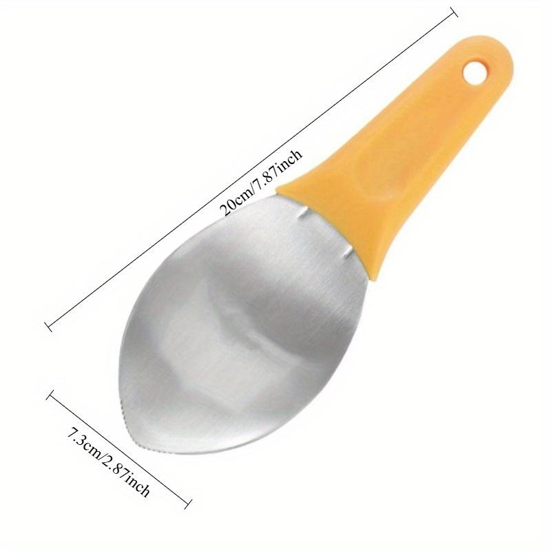 Stainless Steel Mango Slicer , Easy Peel,Slice, Perfect Kitchen Tool for Fresh Mango Slices, Fruit Peeler,Core Remover,Ideal for Baking