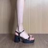 Fashion Ladies Shoes 2025 Hot Sale Buckle Strap Women's Sandals Fashion Open Toe Office and Career Best Seller Elegant Heeled Sandals