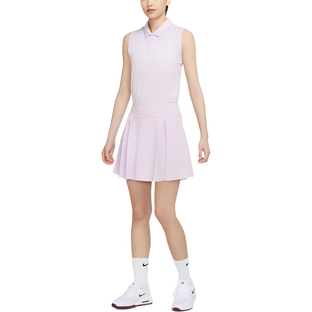 Nike Polo Shirts Women's Pink Polo Collar Moderate Straight Fit DH2313-530