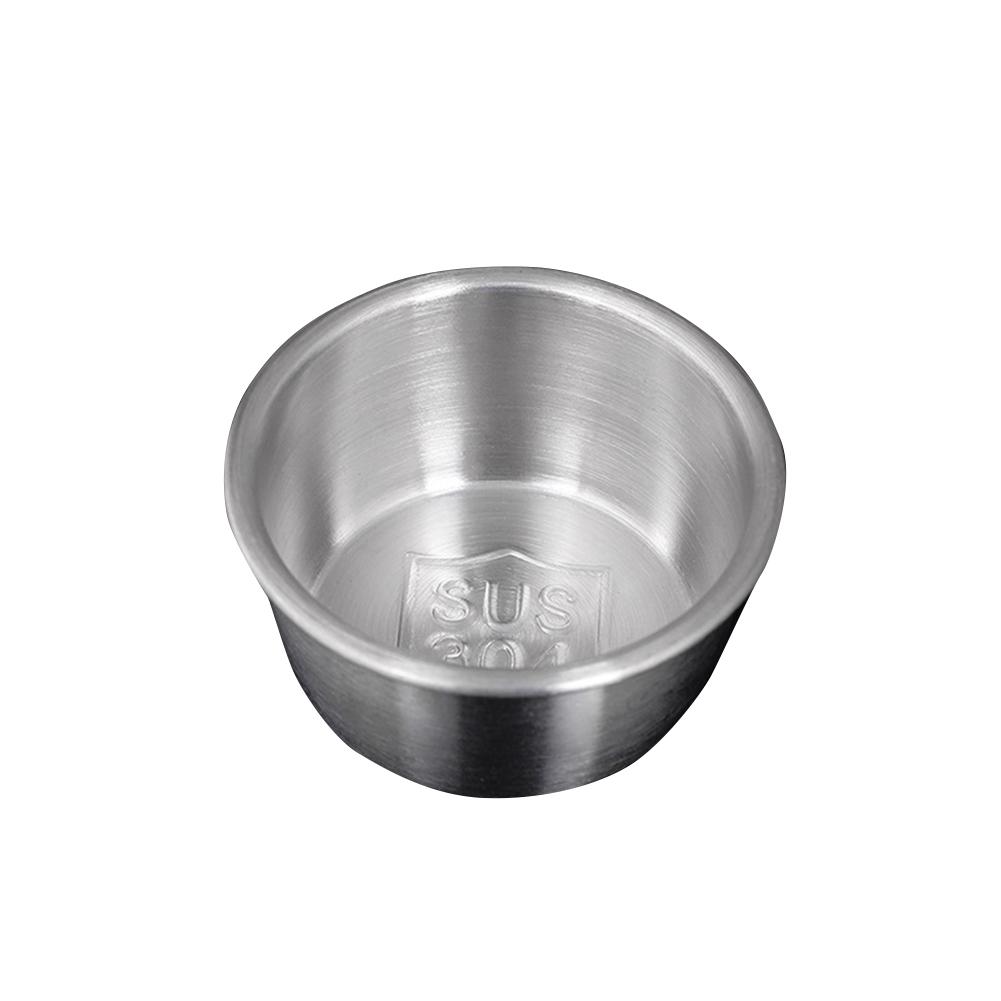 304 Stainless Steel Saucer Sauce Dish Cup Appetizer Serving Tray Household Kitchen Restaurant