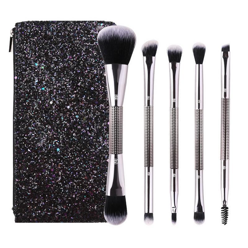 Buy ZOREYA 5Pcs Double Head Makeup Brushes Tool Set Cosmetic Podwer Eye ...