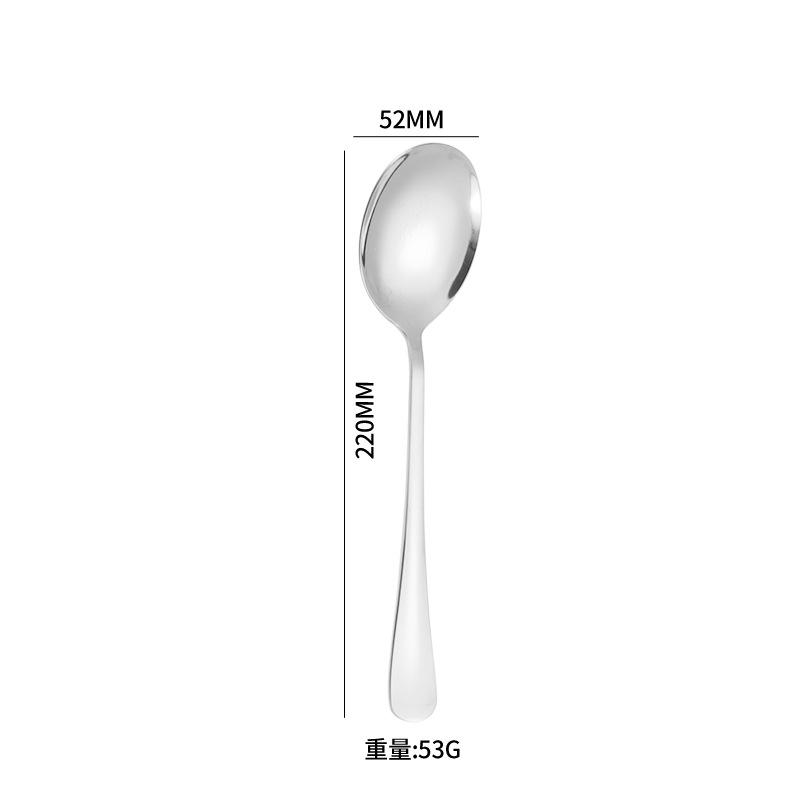 Stainless steel tableware, knives, forks and spoons, western food, golden steak, knives, forks and spoons four-piece set