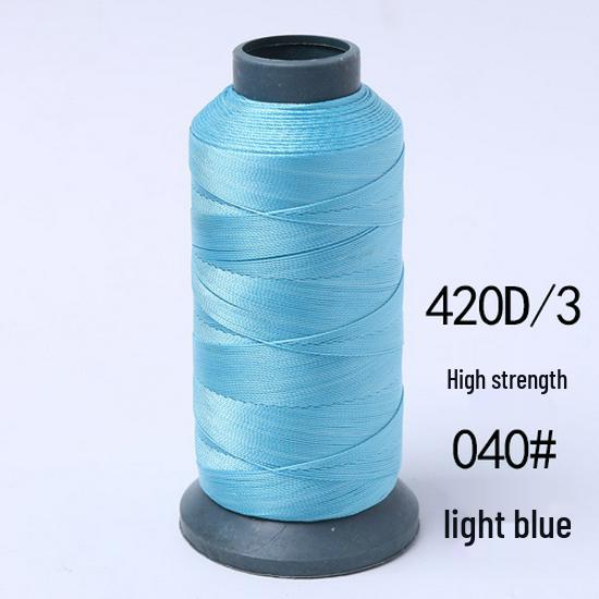 High-Strength Colored 420D Leather & Nylon Thread - Mercerized, Thick, Smooth, 3-Ply Canvas Sewing Thread - Free Shipping