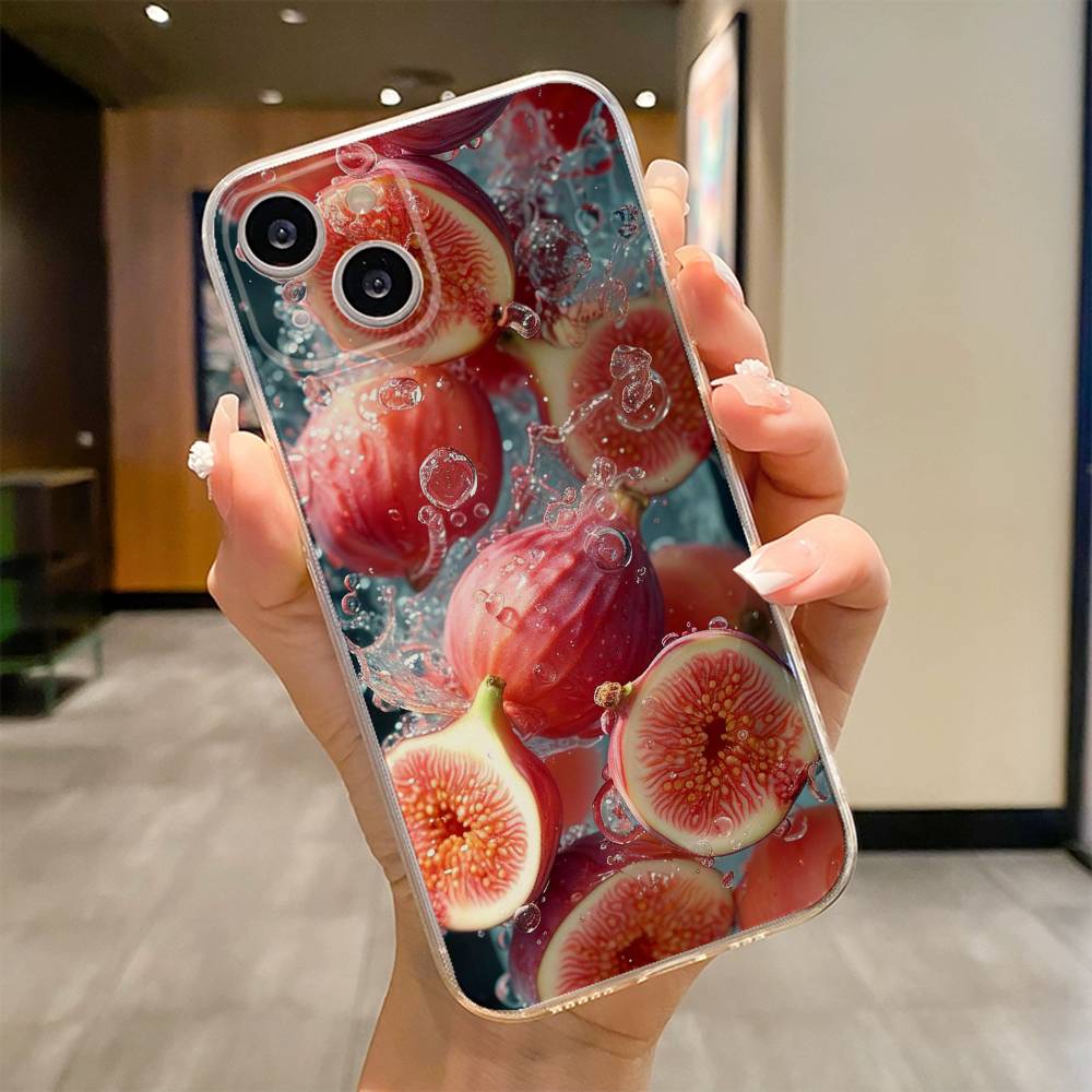 Summer Fruit Phone Case For iPhone 17 16e 16 15 14 13 12 11mini Pro Max X XR XSMAX 8 7 Air Plus Soft Cover