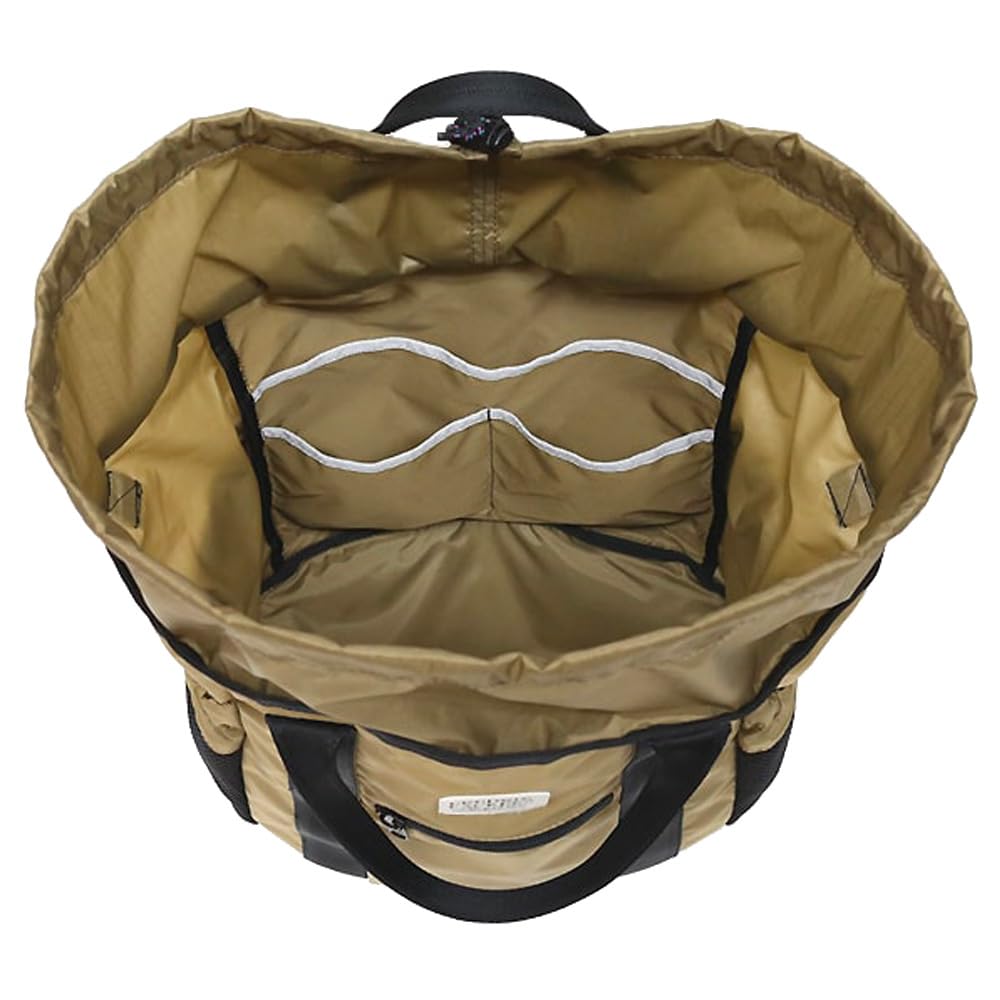תיק עגלה/תיק יום לתינוק Fredrick Packers 210D Tipi Tote, תיק כתף, תיק טיפול בילדים, קל משקל, קיבולת גדולה, שרוך הידוק דו-כיווני, יוניסקס, שחור