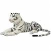 Kosedyr tiger - vidaXL - XXL - Hvit med striper - 146 x 40 cm - For barn fra 3 år