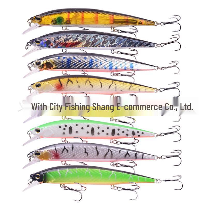 14cm/18.5g Realistic Sliding Weight Minnow Lure for Long Cast Aspius Fishing