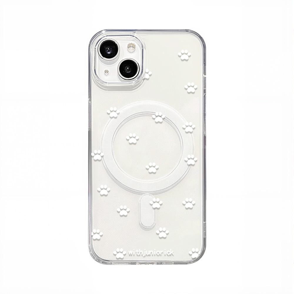 

Магнитный чехол для телефона для iPhone 12 14 16 17 Pro 17 16 15 14 13 12 Pro Max 12 13 14 15 16 Высококачественный противоударный чехол Полная защита Милый стиль iPhone 17 чистый