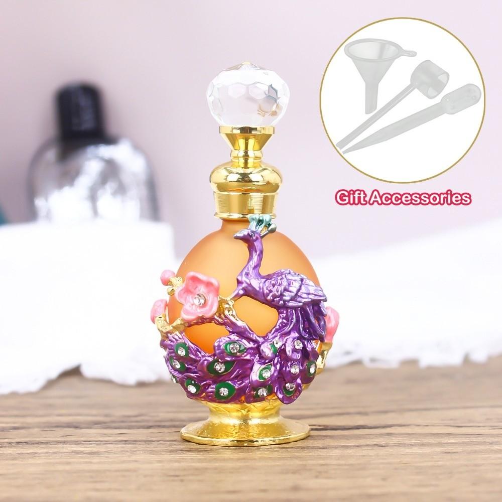Luxury Essential Oil Dropper Bottle 15ML/25ML Empty Perfume Bottle Perfume Dispenser  Handicraft