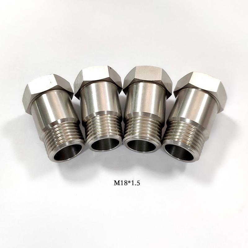 

4pcs Car Exhaust catalytic converter Rear O2 oxygen sensor extension spacer mounting connector,For check engine light fixed