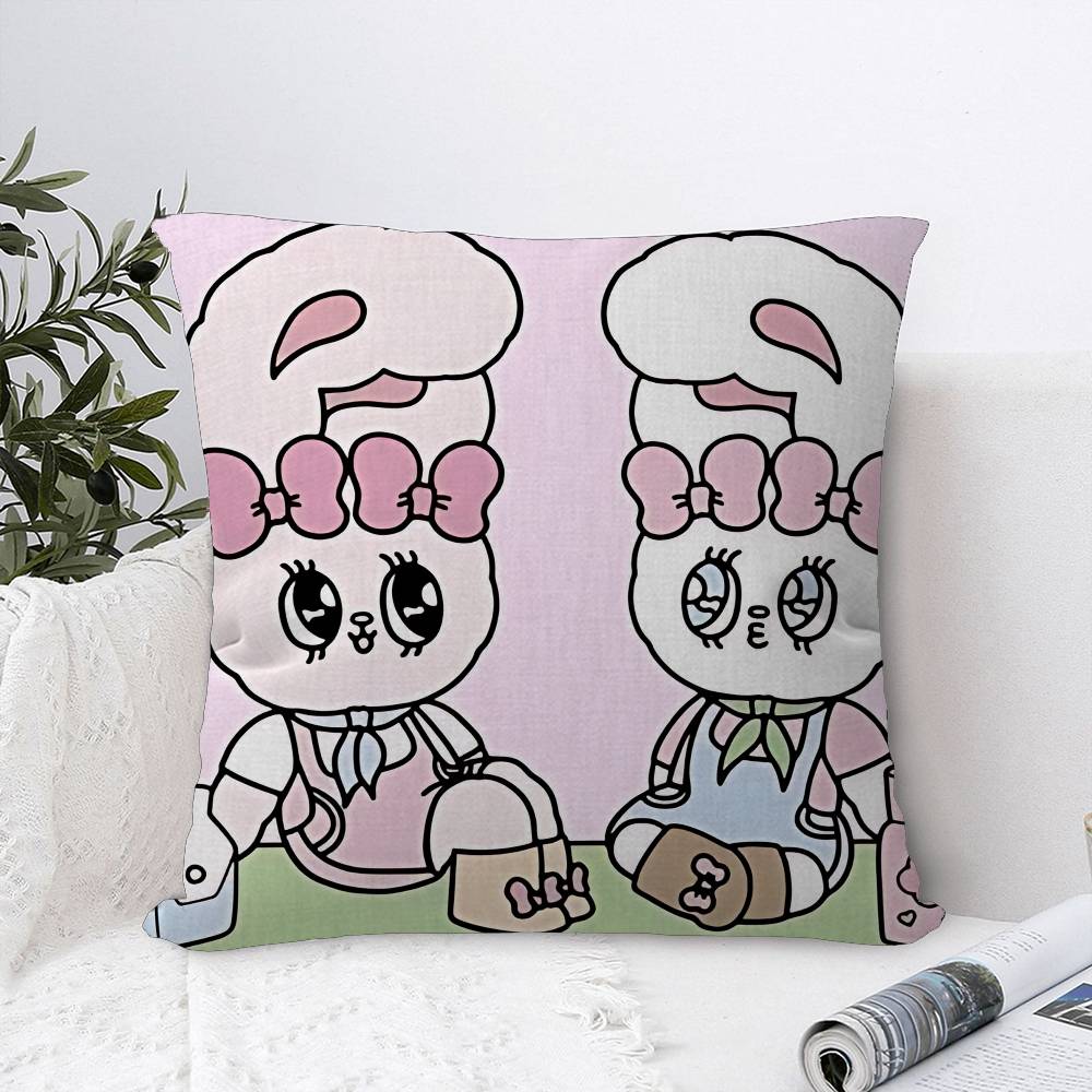 Esther Bunnys cartoon Cushion Cover Decorative Pillow Sofa Home Decor case pillow cases